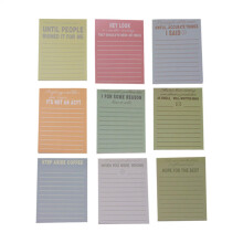 Colorful sticky notes – practical adhesive sheets, sticky colorful sheets, rectangular