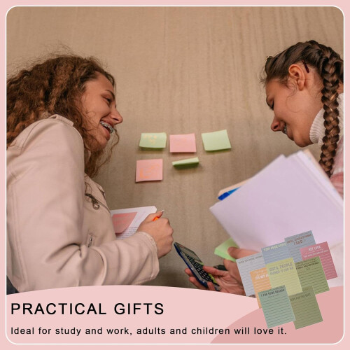 Colorful sticky notes – practical adhesive sheets, sticky colorful sheets, rectangular 2