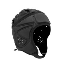 Soft Helmet Rugby Headguards Padded Helmet Reduce Impact Collision For Protection Padding Soft For Shell Headgear Protective Gear(Black)