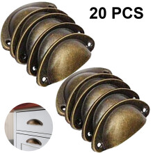 Modern Oil Rubbed Cabinet Knobs, Cabinet Hardware Bin Cup Drawer Pull For Decorative Drawer Door Cabinet Handles