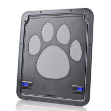 Cat Flaps, Pet Door/Cat Flap, Pet Windproof Flap Door for Window Screen Door, Magnetic Flap Door with 2Way Hand Lock, 2 Sizes (Size: Small)