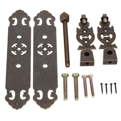 Vintage Brass Drawer Pulls, Beautifully Engraved Traditional Furniture Handles, Solid Brass Knobs for Wide Application 1