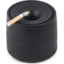 High Quality Windproof Ashtray, Non-Slip Bottom for Indoor Outdoor Decoration, Classical Design Adds Elegance to Homes, Yards, Parties, Offices, Bars