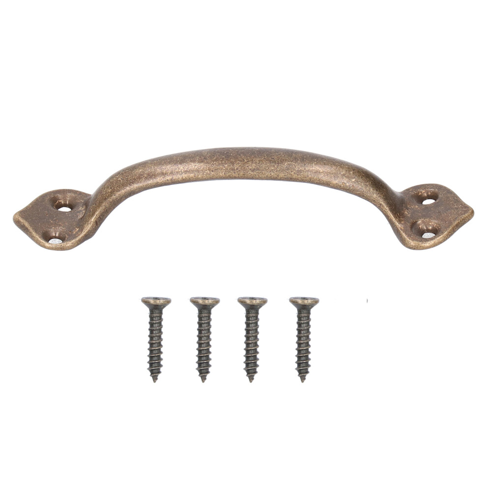Antique Bronze Cabinet Pull Arch Style Copper Handle Rustproof Long Lasting Drawer Hardware With Screws Elegant Home Decoration 9554910067925