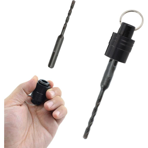 Shank Screwdriver Bits Holder 2 Piece With Keychain And Extension Bar For Drill Bits 2