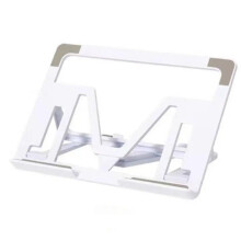 Laptop Cooling Pads Plastic+Silicone Folding Stand White WearResistant Notebook Holder Fall Prevention