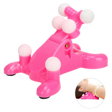 Cuscino per trazione cervicale, massaggiatore ergonomico per il collo per la terapia dei punti trigger, silicone di alta qualità per comfort e