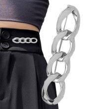 Pant Waist Tightener Replacement Pins, Pants Adjuster Belt Fastener Extender Buckle For Skirt Dress Shirt Silver