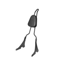 Motorcycle Sissy Bar Backrest for Harley Sportster XL 883 1200 19962014 Detachable PU Leather