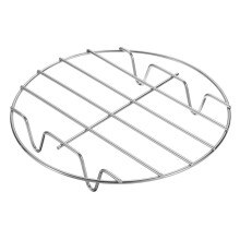 Round Cooking Rack 7.1Inch Diameter Stainless Steel Wire Cooling Steamer Rack 7.1x1.2 Silver