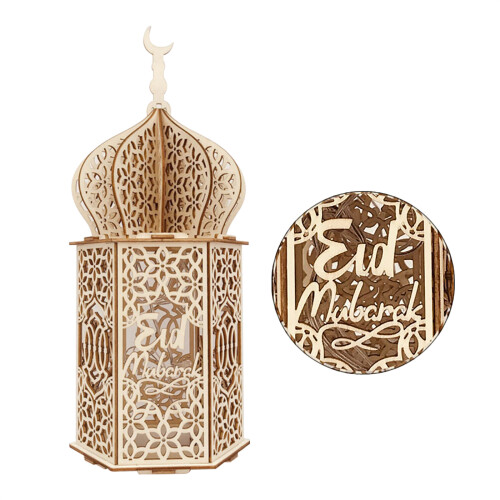 Χειροποίητες διακοσμήσεις Eid, μοναδικά φανάρια Ραμαζανιού με φώτα LED για 2