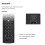 Remote Fly Mouse Smart Voice 2.4GHz Wireless Gyroscope Gyro Sensing Remote 4