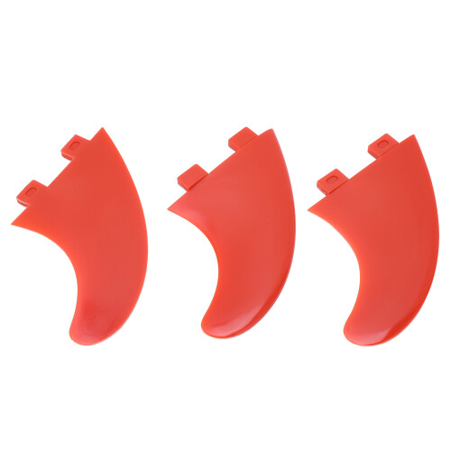 3Pcs Surfbrett Flossen Glasfaser Thruster Fin Sets