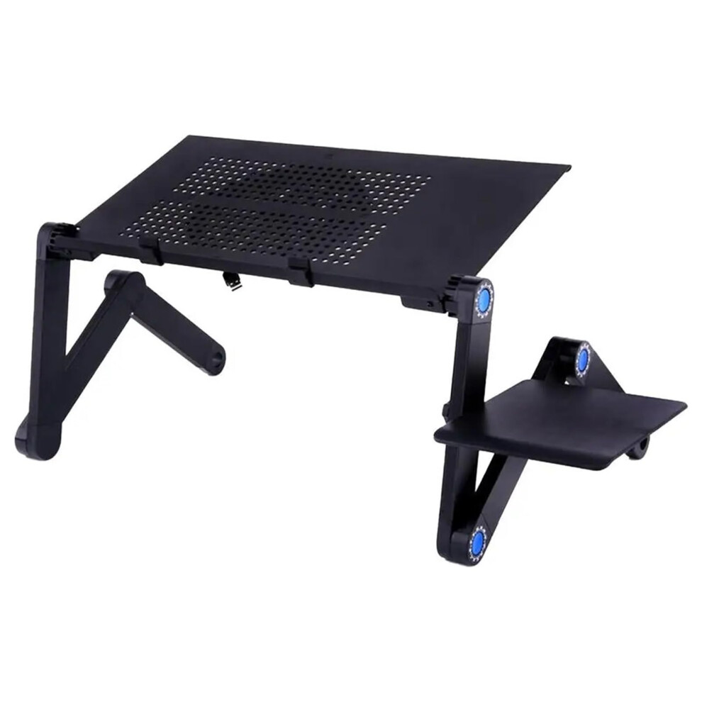 Laptop Cooling Pads Laptop Cooler Stand Foldable Lap Desk For Bed With Mouse Pad And Anti Slip Clip For Couch 9323874556017
