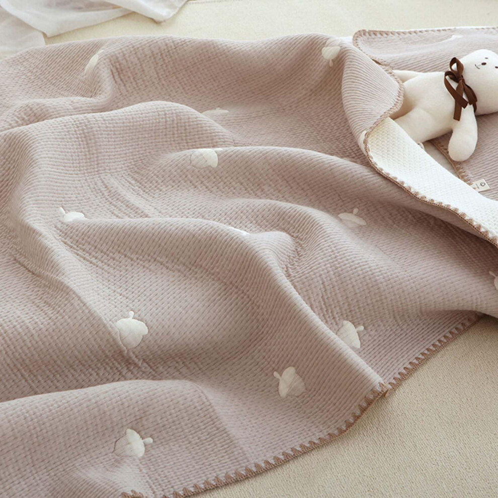 Baby Blanket, Newborn Cuddly Blanket, Swaddling Blanket,  for Pram, 100x150 cm A05