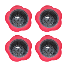 Ergonomisk designet avløpsfilter for kjøkkenvask, solid og slitesterk plast - for kjøkkenvasker med diameter på 7,5-10 cm, multifunksjonell