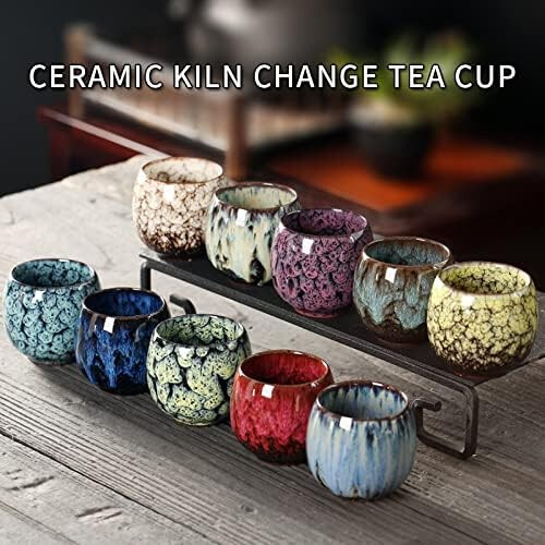Tea Set Kungfu Style Glazed Ceramic Teaware With BuiltIn Glaze Includes SingleCup Teacups 1