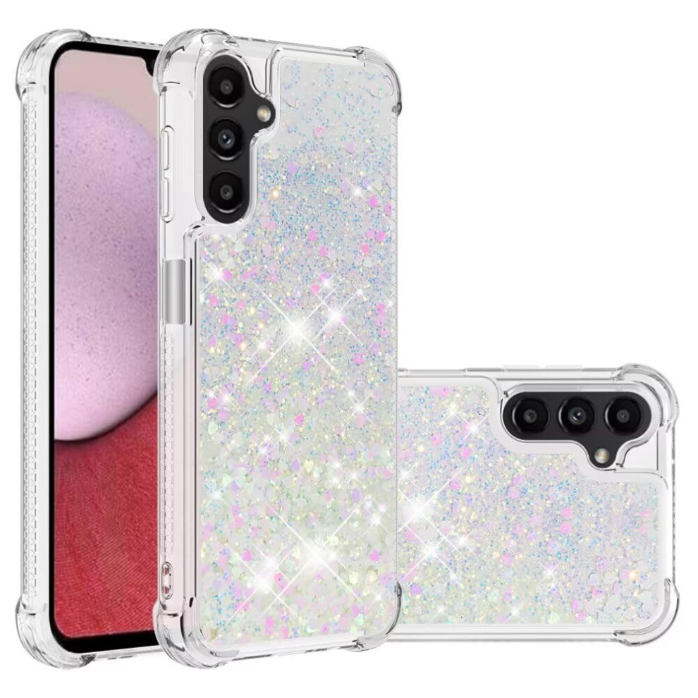 Nadoli Glitter Quicksand Case For Samsung Galaxy A05s, Silicone Shockproof Tpu Bumper 9001264481308