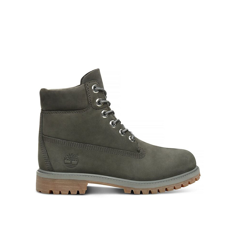 Timberland 6 In Premium Wp Dark Grey Girls Uk 6.5