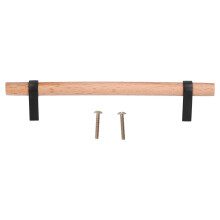 Maniglie per mobili, eleganti maniglie in legno massello e lega di alluminio, facile installazione per mobili moderni, armadi, scarpiere, librerie,