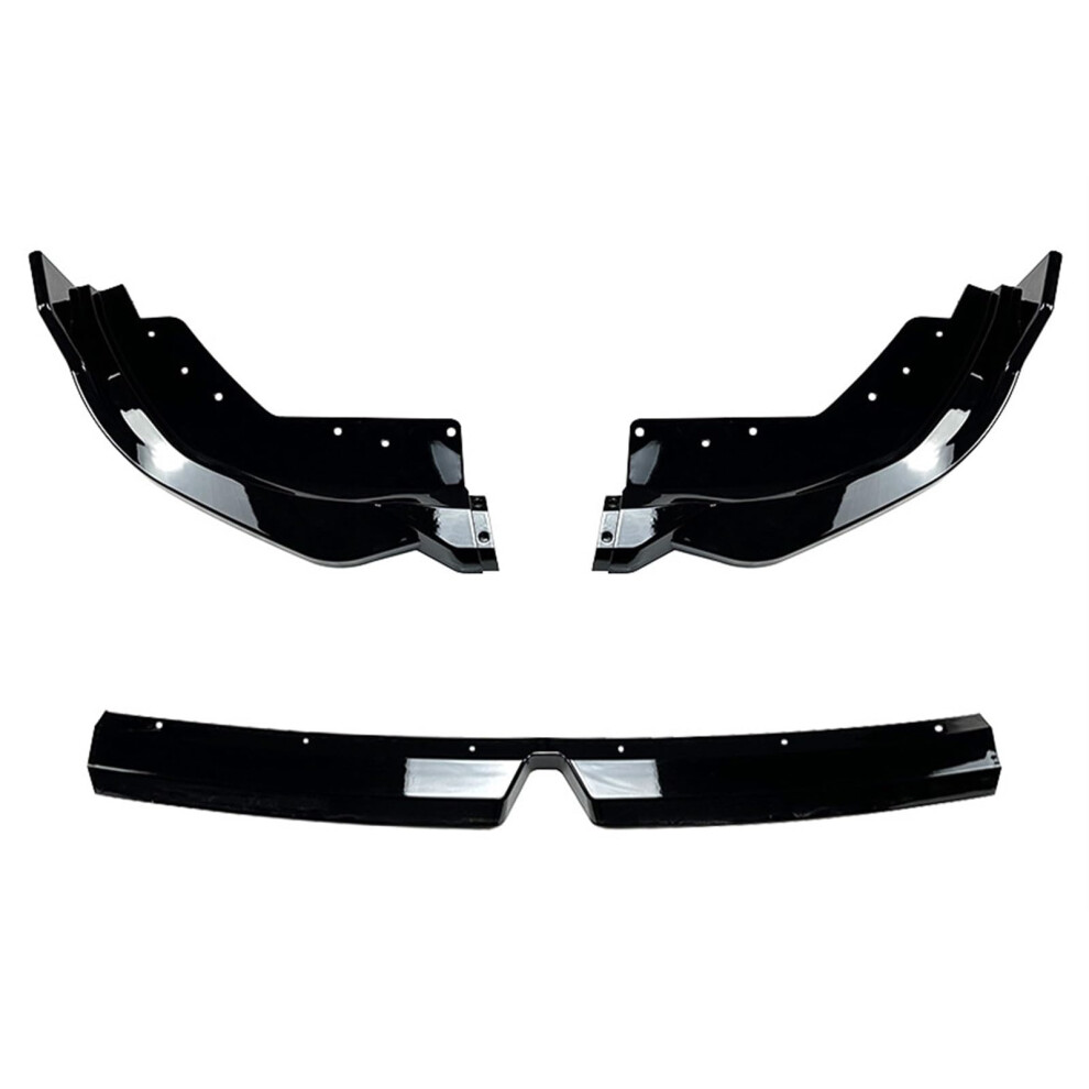 Car Front Spoilers For 3 Series G20 Lci 320I 325I 2023 3Piece Front Bumper Lip Splitter Diffuser Kit Gloss Black 9001264481506