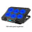 Wind Speed Preferences Laptop Radiator Cooling Pad Bracket ABS Fan Black Adjustable Air Cooling Base Bracket 3