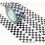 Black  White Dots Parcel Tape for Cardboard Packaging (2 Rolls) 3