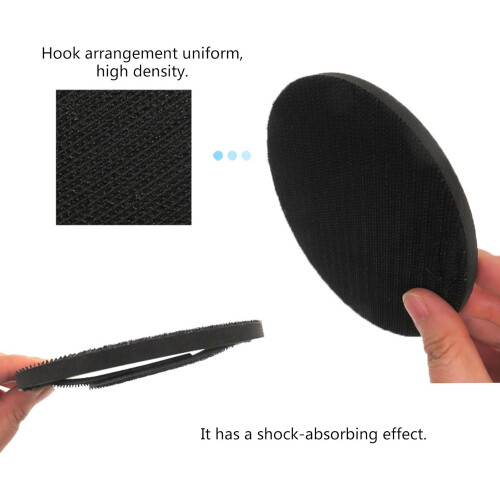 Handheld Hook and Loop Sanding Disc Washable Reusable Sanding Block Sponge Pad for Auto Body Woodworking 1