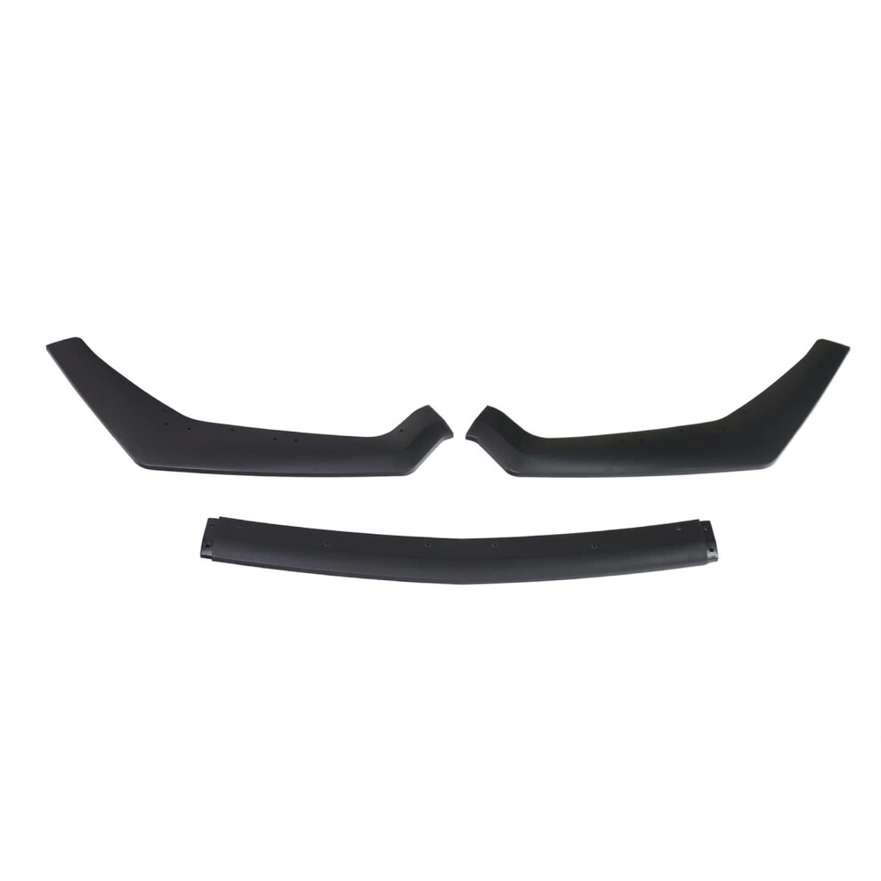 Front Bumper Lip Spoiler For Mustang Gt 20182021 With Side Splitter Matte Body Kit Trim Black 9001264482060