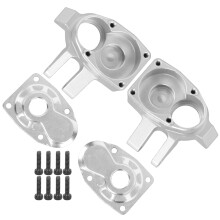 Getriebegehäuse aus Aluminiumlegierung für RC-Crawler, robust und langlebig, komplettes Getriebe aus Aluminiumlegierung mit vorderer