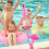 Flamingo Fun Factory, Φουσκωτή Ποτηροθήκη για Ευφάνταστο Δημιουργικό Παιχνίδι, Ροζ 5
