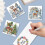 5D Diamond Painting Greeting Card with Envelope, 6pcs B 3
