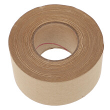 1 piece kraft paper packaging tape, wateractivated writable adhesive tape with strong adhesion for secure sealing of packages, easy to tear off.