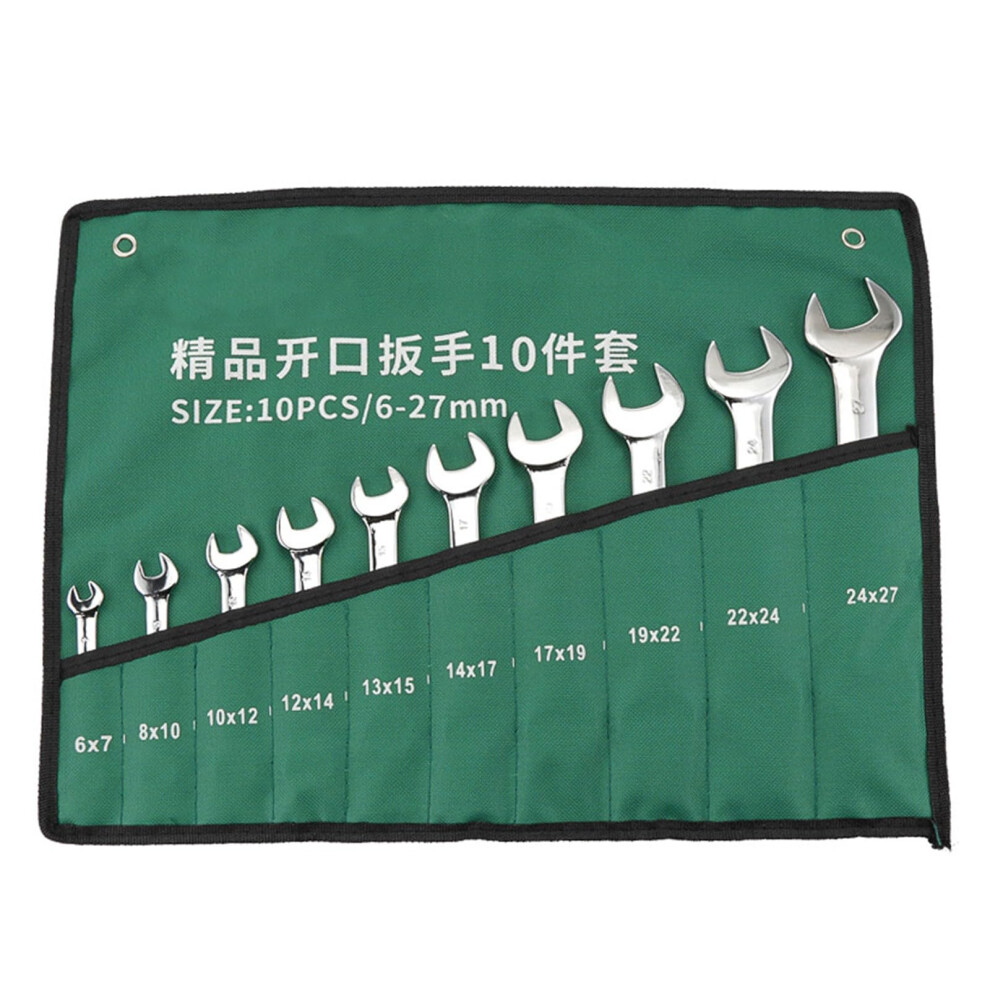 Comprehensive Wrench Set, Mirrored, Doubleended Spanner Set, 6Â24 Mm/6Â27 Mm, With Storage Pouch 9001264483159
