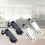 Efficient flat cam lock for various cabinets, zinc alloy, with 2 keys for secure access (Black 2) 2