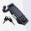 Efficient flat cam lock for various cabinets, zinc alloy, with 2 keys for secure access (Black 2) 3