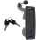 Efficient flat cam lock for various cabinets, zinc alloy, with 2 keys for secure access (Black 2) 5
