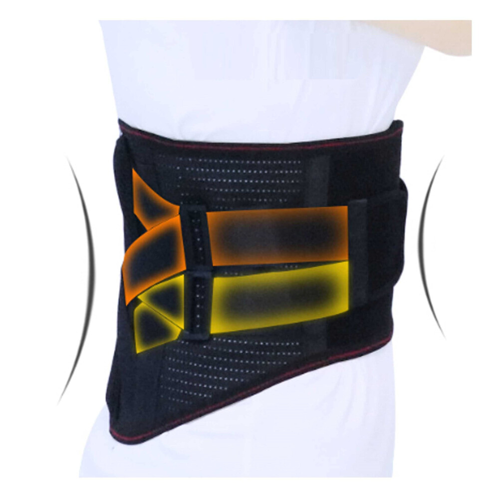 Back Brace Posture Corrector Lumbar Pad Support Straps For Women Pain Relief Heavy Lifting Anti Skid Spinal Armor