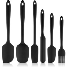 Professionelles Silikonspatel-Set, hitzebeständig bis 480F, antihaftbeschichtet, BPA-frei, lebensmittelechtes Silikon, integriertes Design für