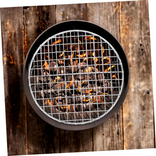 BBQ Grill Pizza Cooling Rack Metal Grate Roasting Dish BBQ Partner 2