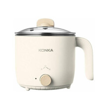 Compact Size Multi-functional Cooker, 5 Liter Hot Pot with Fast Heating Element for Pasta, Soups, Oatmeal & More, Non-stick Coating Easy Clean, Ideal