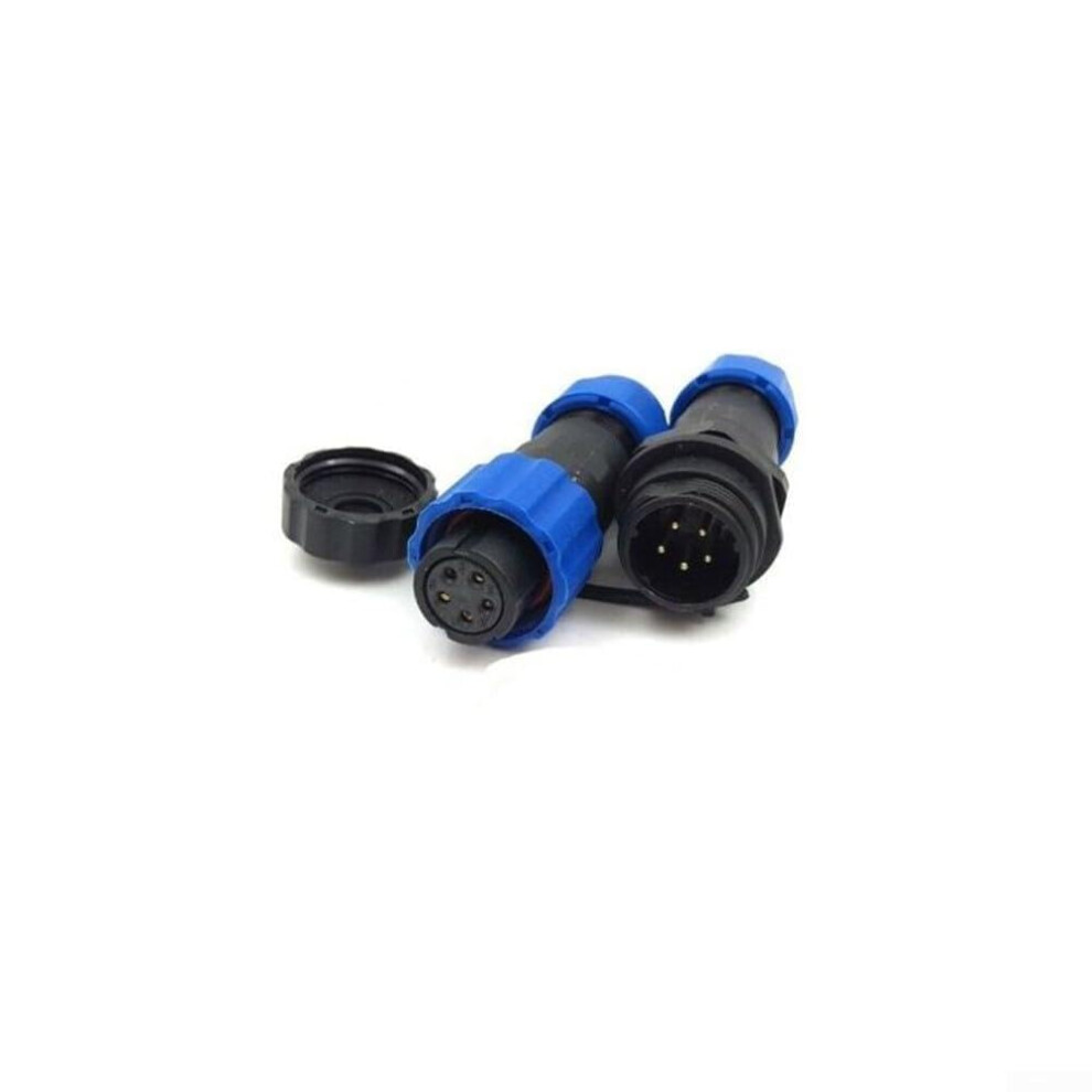 Ip68 Aviation Socket Sd13 With Male And Female Ends, Suitable For Harsh Environments (5Pin) 5 Pin 9119770327161
