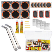Bicycle Tyre  Kit, Bicycle Tyre  Kit, Bicycle Tube Patch Kit for Cyclists, Motorcycles, ATVs and More Inflatable Rubber.