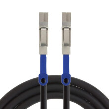 Cable 4X SFF8644 to SFF8644 Shielded Multilane Cage Cable 1M for Hard Drives and Servers