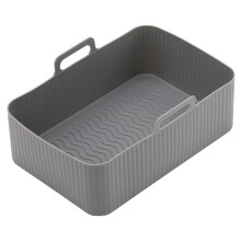 Covoraș din silicon pentru friteuza cu aer, înlocuitor pentru pergament, design antiaderent, reutilizabil, ușor de curățat, lavabil în mașina