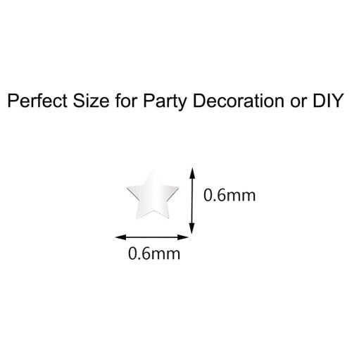 Μπομπονιέρα για πάρτι για χειροτεχνίες DIY, Διακοσμήσεις γάμου με γκλίτερ αστέρια, 1