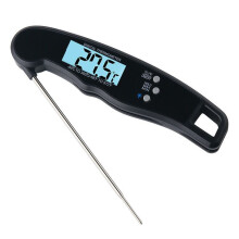 Thermomètre à viande numérique étanche Gourmet's Delight pour des mesures de température fiables et rapides, conception robuste et compacte,