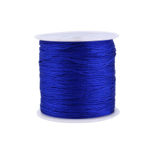 Satin String for Jewelry Making, Beading String Macrame Thread with Easy to Use Strong and Durable Nylon Cord, Non Stretch Chinese Knotting Cord Round