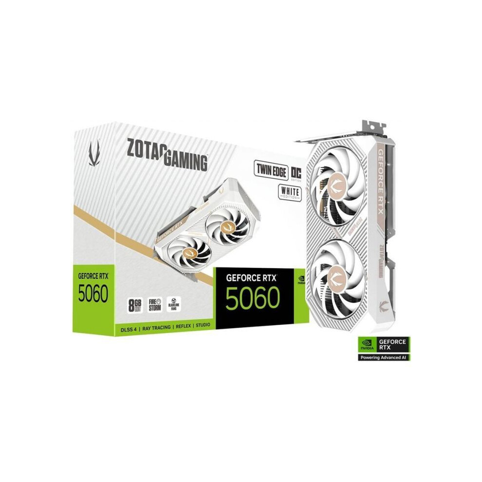 Zotac Gaming Geforce Rtx 5060 Twin Edge Oc White Edition 8Gb Gddr7 Grafikkarte 3X Dp, 1X Hdmi Größe 3 - Image 7