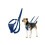 Halti Anti-pull harness for dogs - Halti - Reflective - Padded strap - Size S - Cobalt Blue - Polyester 2